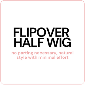flipover half wigs