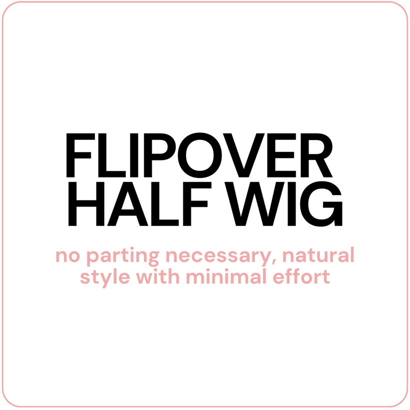 flipover half wigs