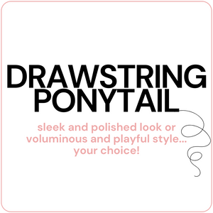 drawstring ponytails
