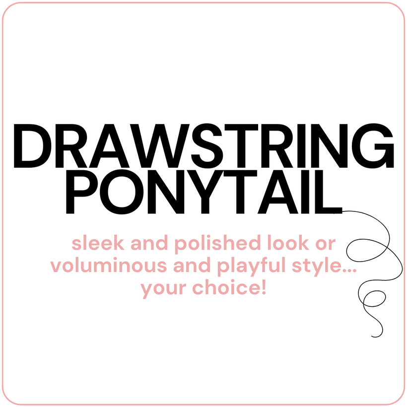 drawstring ponytails