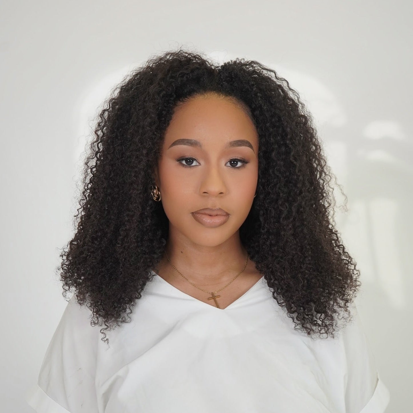 pure curl flip-over wig