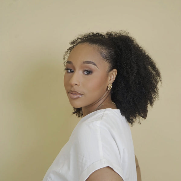 true drawstring ponytail