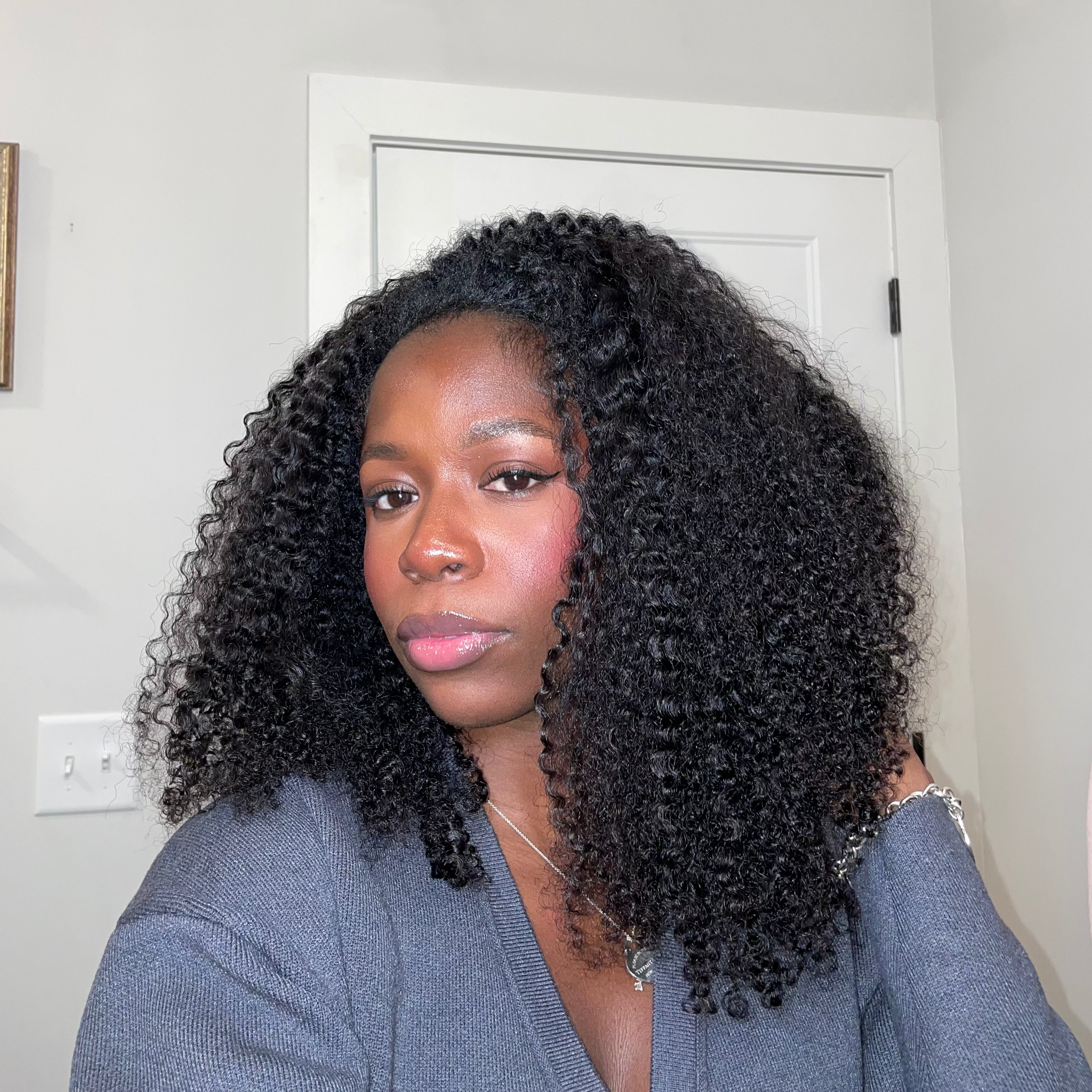 pure curl flip-over wig