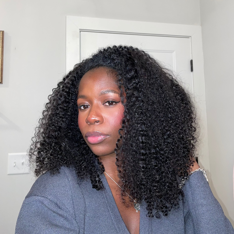 pure curl flip-over wig
