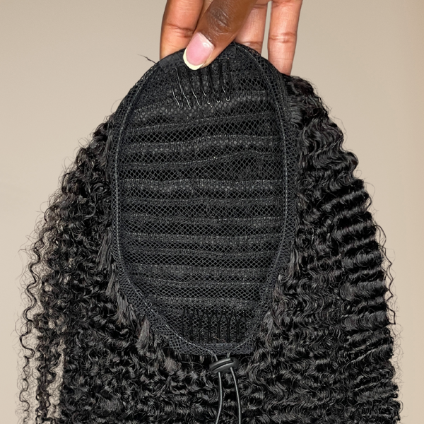 pure drawstring ponytail